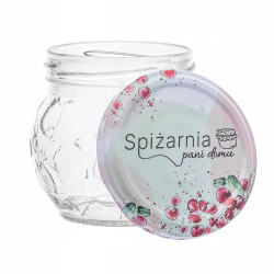 Słoiki szklane na przetwory z zakrętkami fi 66 Altom Design 215 ml 6 sztuk