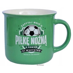 KUBEK HOBBY DLA PIŁKARZA PIŁKA NOŻNA