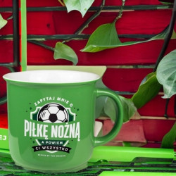 KUBEK HOBBY DLA PIŁKARZA PIŁKA NOŻNA
