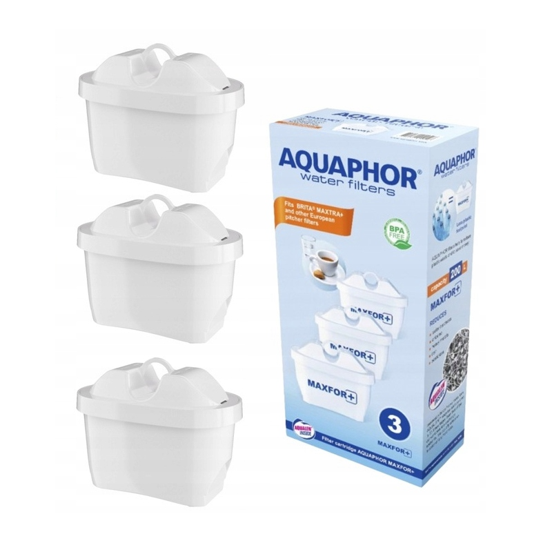 Aquaphor MAXFOR+ Filtr do wody 3szt Wkład filtrujący