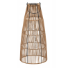 LAMPION SOLARNY DO OGRODU BRĄZOWY LATARNIA LAMPA OGRODOWA LATARENKA 55 CM