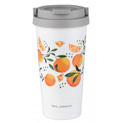 KUBEK TERMICZNY NIERDZEWNY ORANGE 500ML