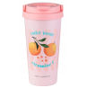 KUBEK TERMICZNY NIERDZEWNY ORANGE HAPPY 500ML