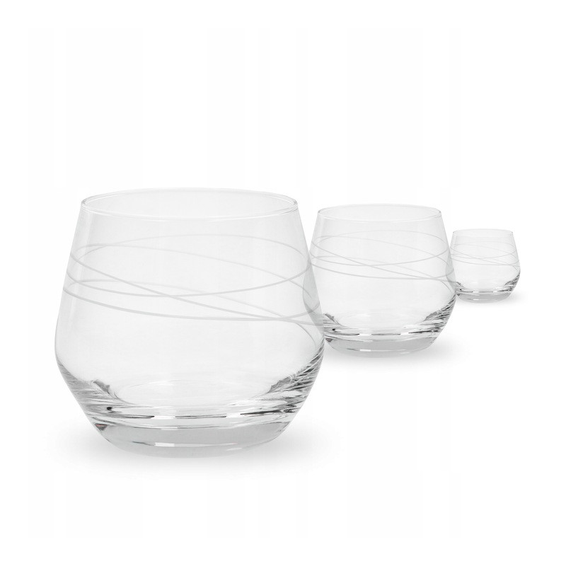 ZWIEGER SPIRAL SZKLANKI NISKIE 350ML 6SZT