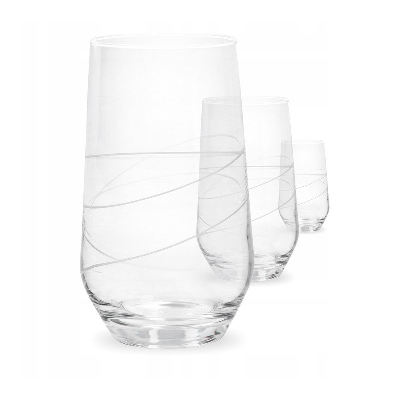 ZWIEGER SPIRAL SZKLANKI WYSOKIE 3400ML 6SZT