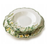 TALERZE SERWIS KOMPLET OBIADOWY 18 EL. PORCELANA NIEREGULARNY KSZTAŁT