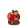FIGURKA OGRODOWA DOMEK JABŁKO 27 x 26,5 x 29,2 CM LED