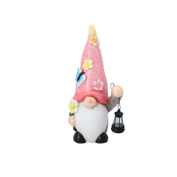 FIGURKA OGRODOWA SKRZAT Z LATARNIĄ 22,5 x 14,5 x 41,4 CM LED