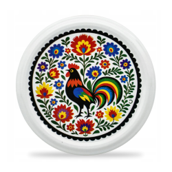 ZAKRĘTKI 10szt Wieczka 82-6 Nakrętki Folk Białe WIECZKO na SŁOIK Click