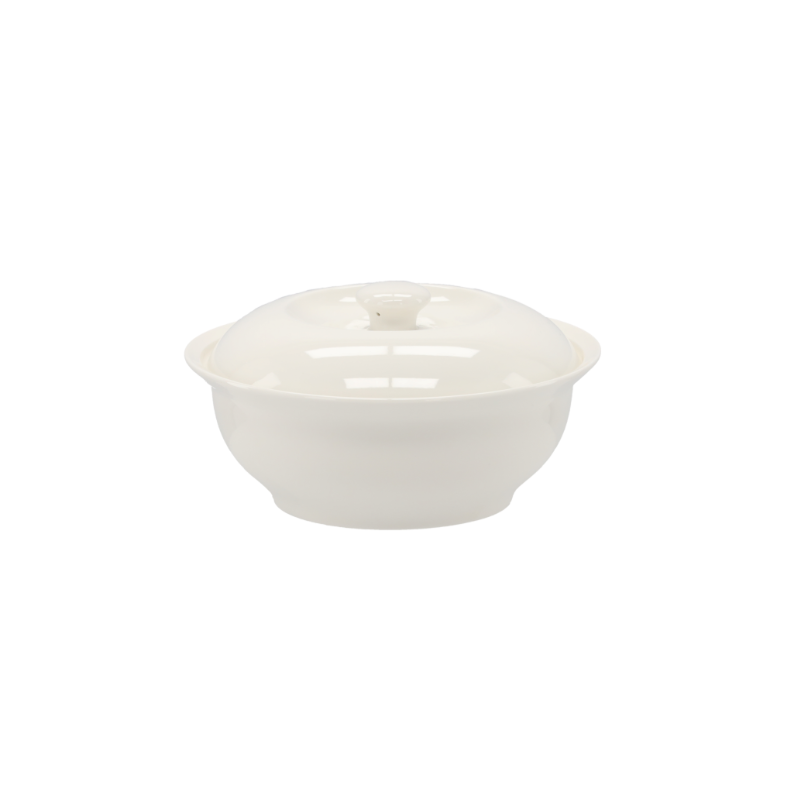 Porcelanowa waza do zupy ecru 1,5 L
