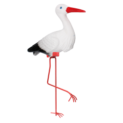BOCIAN MAŁY PLASTIKOWY NA DRUCIE 50CM