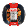 Koszyk pojemnik metalowy z uchwytem do AIR FRYER 22x21 cm PYREX kwadratowy