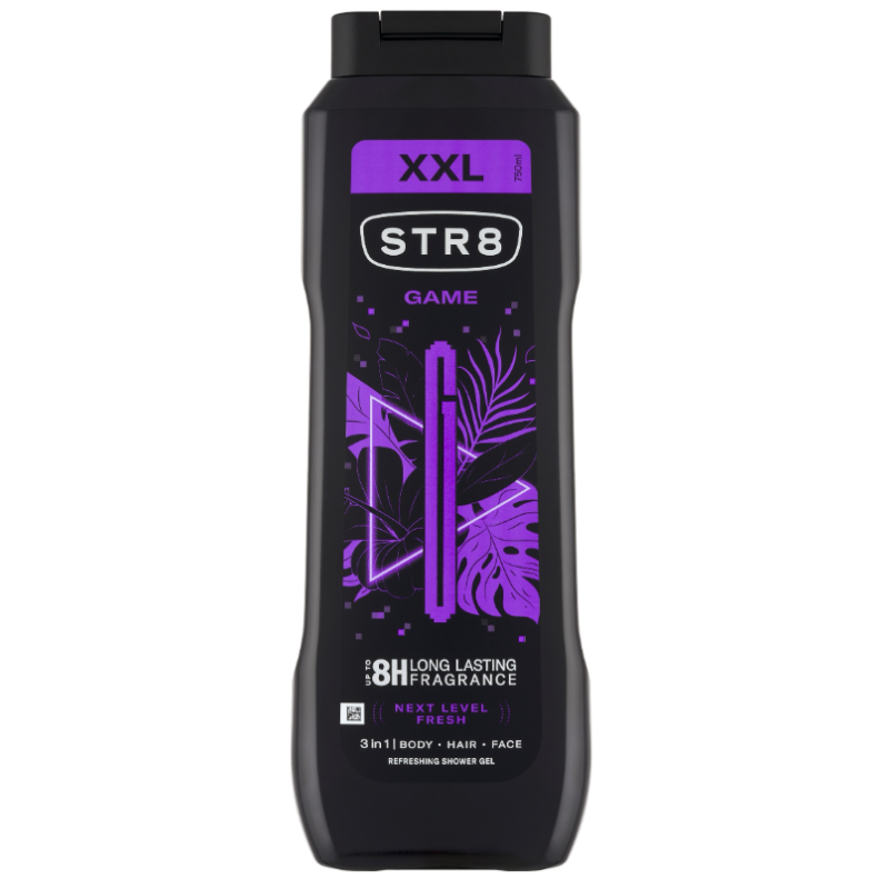 STR8 XXL Game Odświeżający żel pod prysznic 3w1 750 ml