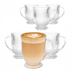Szklanki kubki do kawy i herbaty szklane Altom Design Selena 500 ml 6 szt