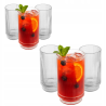 Szklanki do drinków napojów zestaw 6 szklanek Altom Design Selena 450 ml
