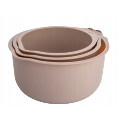 Komplet misek kuchennych 1,5/2/3 l Miski plastikowe Altom Design taupe 3szt