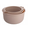 Komplet misek kuchennych 1,5/2/3 l Miski plastikowe Altom Design taupe 3szt