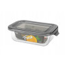 KEEP IT FRESH Poj ze szkła żaroodpornego 370ml (prostok) wz. GREY