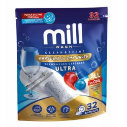 MILL Kapsułki do zmywarek CLEAN&SHINE Ultra 32szt