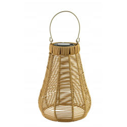 Lampion solarny 41cm naturalny na taras balkon ogród