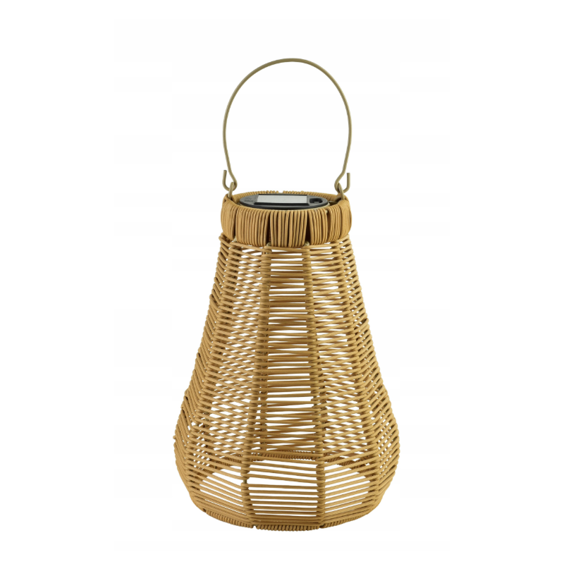 Lampion solarny 41cm naturalny na taras balkon ogród