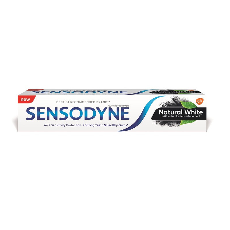 SENSODYNE Natural White pasta do zębów z węglem
