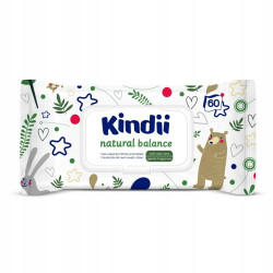 Kindii natural balance chusteczki 60szt