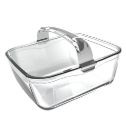 PYREX do AIR FRYER Naczynie Żaroodporne Pojemnik UCHWYT 20X18X8/2L