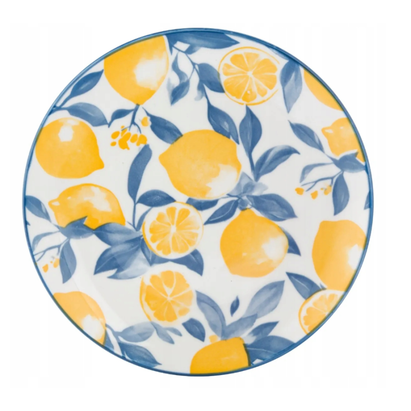 Talerz deserowy Cytryny talerzyk na ciasto Altom Design Sorrento 20 cm