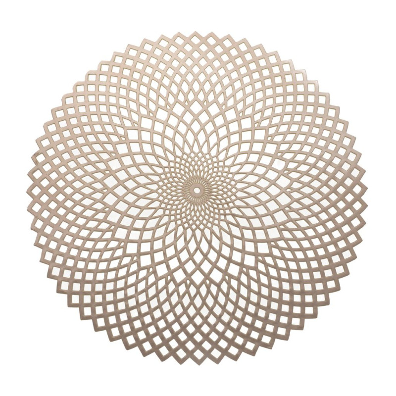 Mata dekoracyjna Glamour PVC/PS Ażurowa złota 38 cm AMBITION