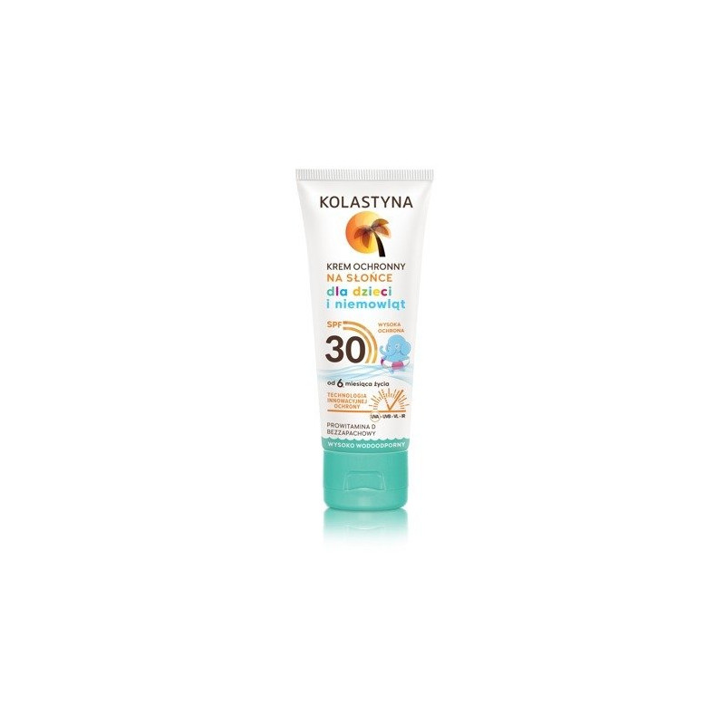Krem ochronny na słońce dla dzieci i niemowląt SPF30 75ml Kolastyna Opalanie