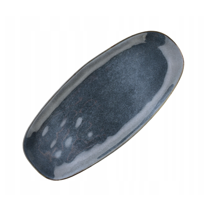Półmisek Ceramiczny Niebieski Do Przystawek 26,7x12x2,5 cm
