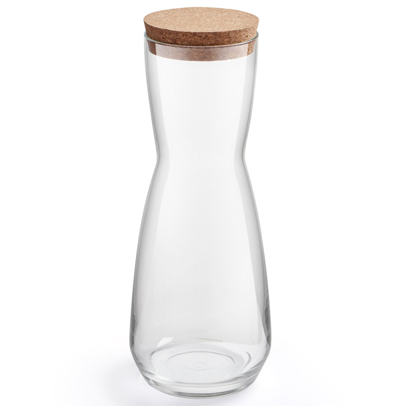 KARAFKA SZKLANA Z KORKIEM 1.1L