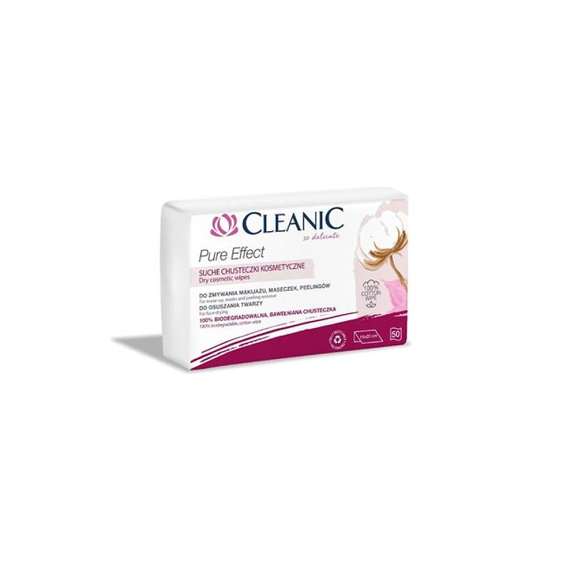 CLEANIC CHUSTECZKI SUCHE KOSMETYCZNE 50SZT