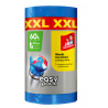 JAN Niezbędny ZAWIĄZYWALNE NIEBIESKIE worki na śmieci EASY PACK 60l 40szt