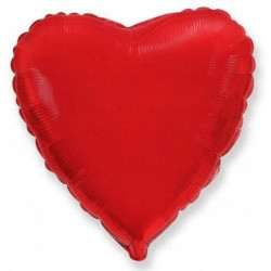 Balon foliowy Serce czerwone 46cm NA HEL