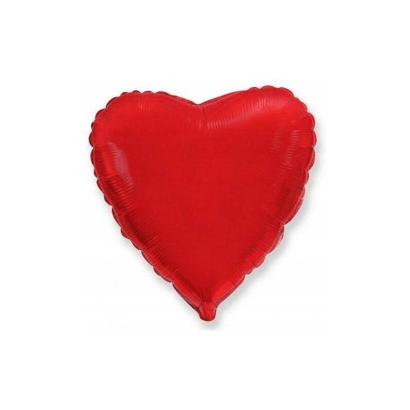 Balon foliowy Serce czerwone 46cm NA HEL