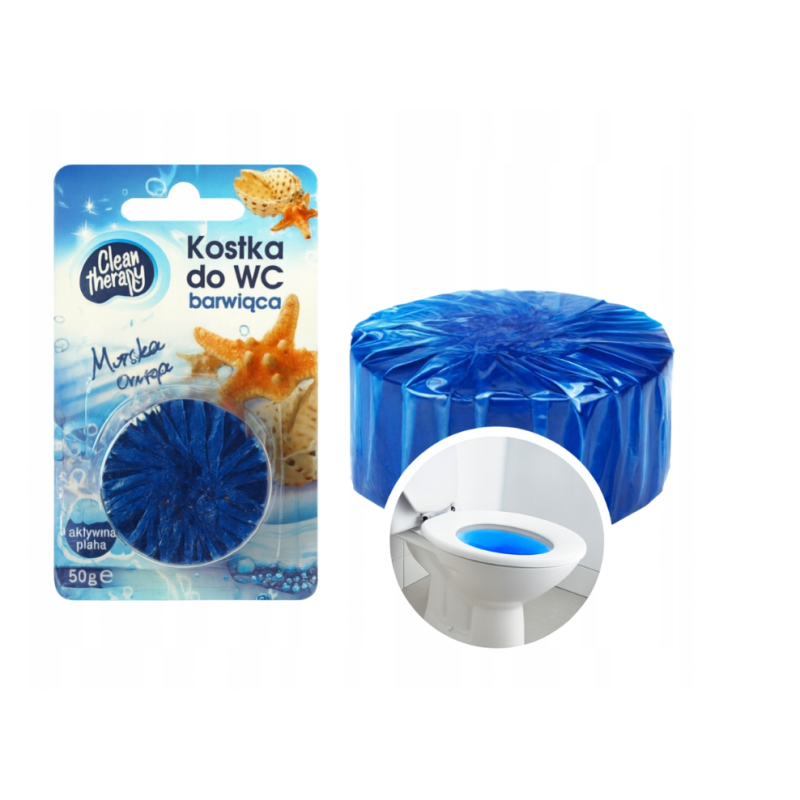 Kostka barwiąca do WC 50g MORSKA BRYZA RAVI