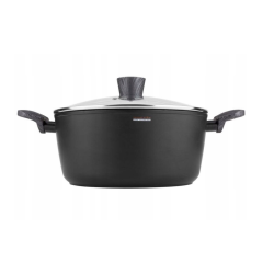 GARNEK Z POKRYWĄ FLORINA BONO 24cm 4l INDUKCJA