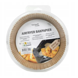 PAPIER DO AIR FRYER OKRĄGŁY 20X20 CM 50 SZTUK DO FRYTKOWNICY PIECZENIA