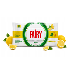 FAIRY CHUSTECZKI CZYSZCZĄCE NAWILŻANE 100SZT UNIWERSALNE CYTRYNA BEZ SMUG
