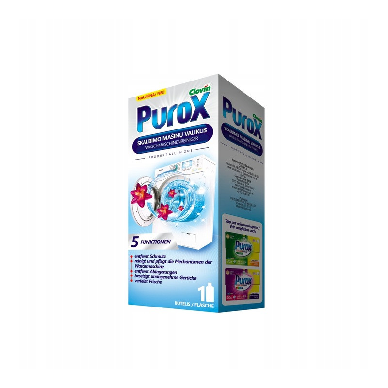 Czyścik do Pralek antybakteryjny Purox 250 ml
