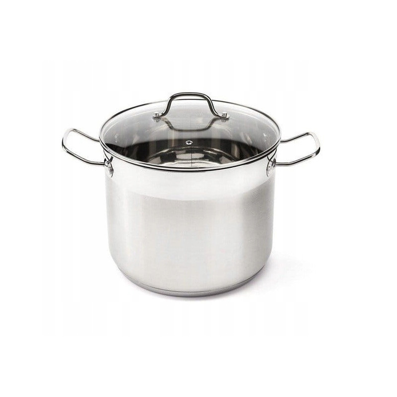 FLORINA Garnek nierdzewny Gastro prosty 26 cm 10,5 l