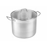 FLORINA Garnek nierdzewny Gastro prosty 26 cm 10,5 l