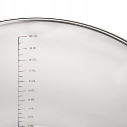 FLORINA Garnek nierdzewny Gastro prosty 26 cm 10,5 l