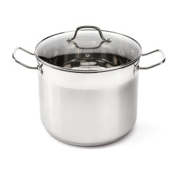 FLORINA Garnek nierdzewny Gastro prosty 26 cm 10,5 l