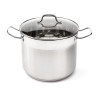 FLORINA Garnek nierdzewny Gastro prosty 26 cm 10,5 l