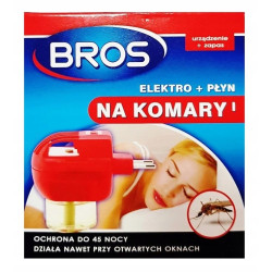 Bros Elektro na komary urządzenie + płyn 40 ml