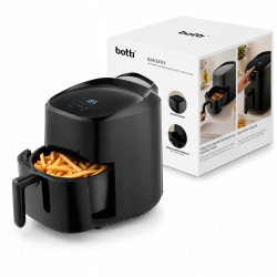 FRYTKOWNICA BEZTŁUSZCZOWA AIR FRYER 3,2L 1400W LED DOTYKOWA CZARNA