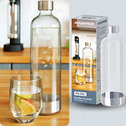 Butelka na wodę do saturatora 1l AQUAPHOR PEARL do gazowania wody